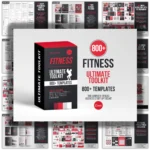 Fitness Ultimate Toolkit | Personal Trainer Templates | Instagram Templates | Fitness Coach | Canva Template | Fitness Workout Program